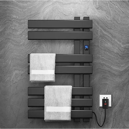 Giàn sấy khăn mặt khăn tắm màu đen Miken R530B