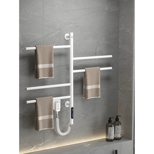 Giàn sấy khăn mặt khăn tắm màu trắng Miken G63W