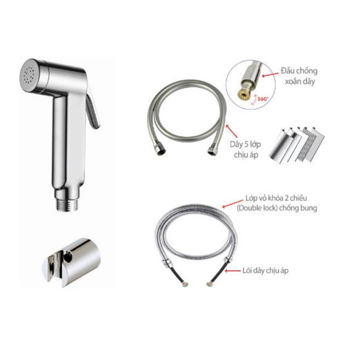 Bộ vòi xịt vệ sinh Techbath T2202.02
