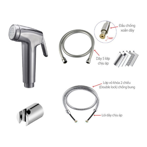 Bộ vòi xịt vệ sinh Techbath T2302.03