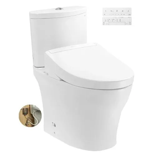 Bồn Cầu Điện Tử TOTO CS838DW25#XW Nắp Washlet TCF34461GAA Dòng S5