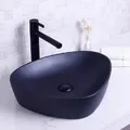 Chậu rửa lavabo đặt bàn màu đen Miken MKC-2203