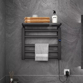 Giàn sấy khăn mặt khăn tắm màu đen Miken R330B