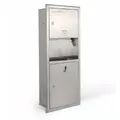 Hộp giấy kèm thùng rác âm tường Inox 304 Miken MKG-728E
