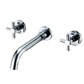 Vòi Chậu Lavabo Âm Tường Màu Chrome Miken MKV-600002