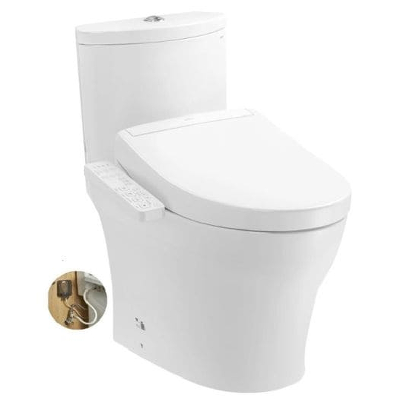 Bồn cầu 2 khối TOTO CS838DW24#XW nắp rửa Washlet TCF33461GAA S2