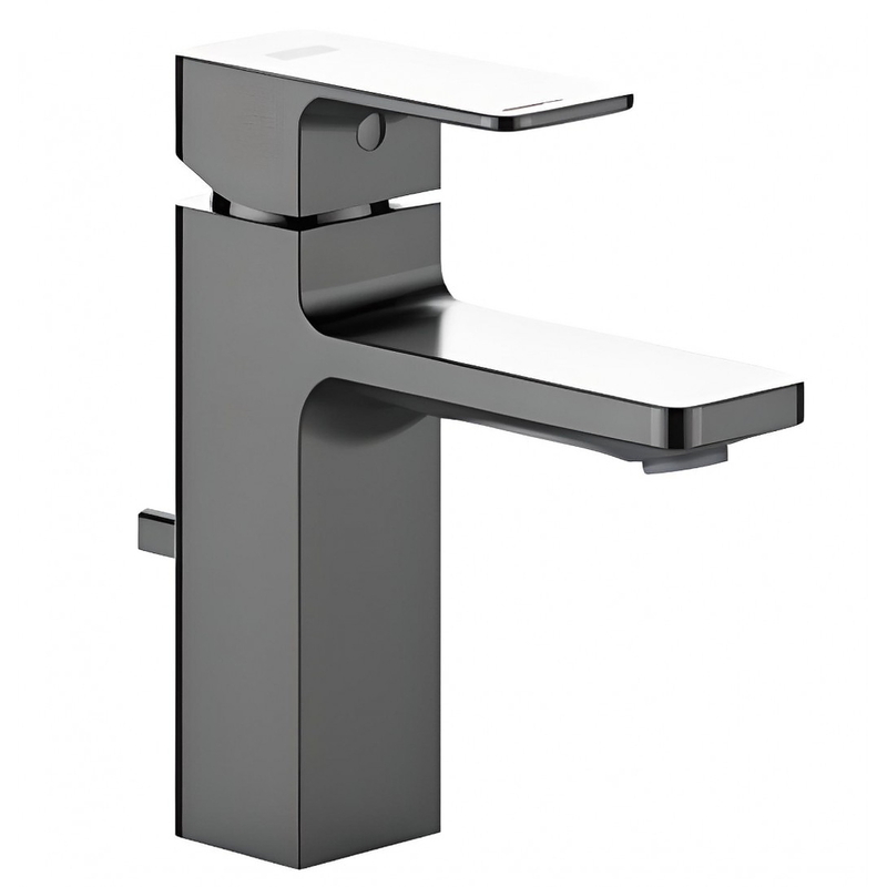 Vòi chậu 1 lỗ nóng lạnh màu xám xước American Standard WF-1301BHG