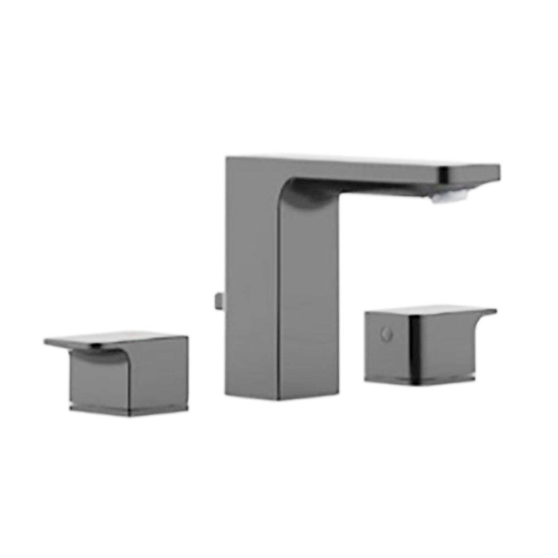 Vòi chậu 3 lỗ nóng lạnh màu xám xước American Standard WF-1303BHG