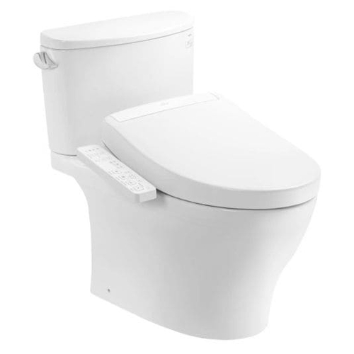 Bồn cầu 2 khối TOTO CS767CRW24#XW nắp washlet TCF33461GAA S2 giấu dây