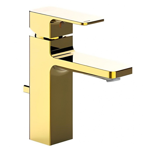 Vòi chậu 1 lỗ nóng lạnh màu vàng bóng American Standard WF-1301CS