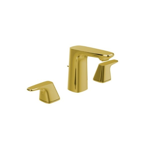 Vòi chậu nóng lạnh 3 chân màu vàng bóng American Standard WF-1703CS 
