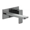 Vòi chậu nóng lạnh gắn tường màu xám xước American Standard WF-1304BHG