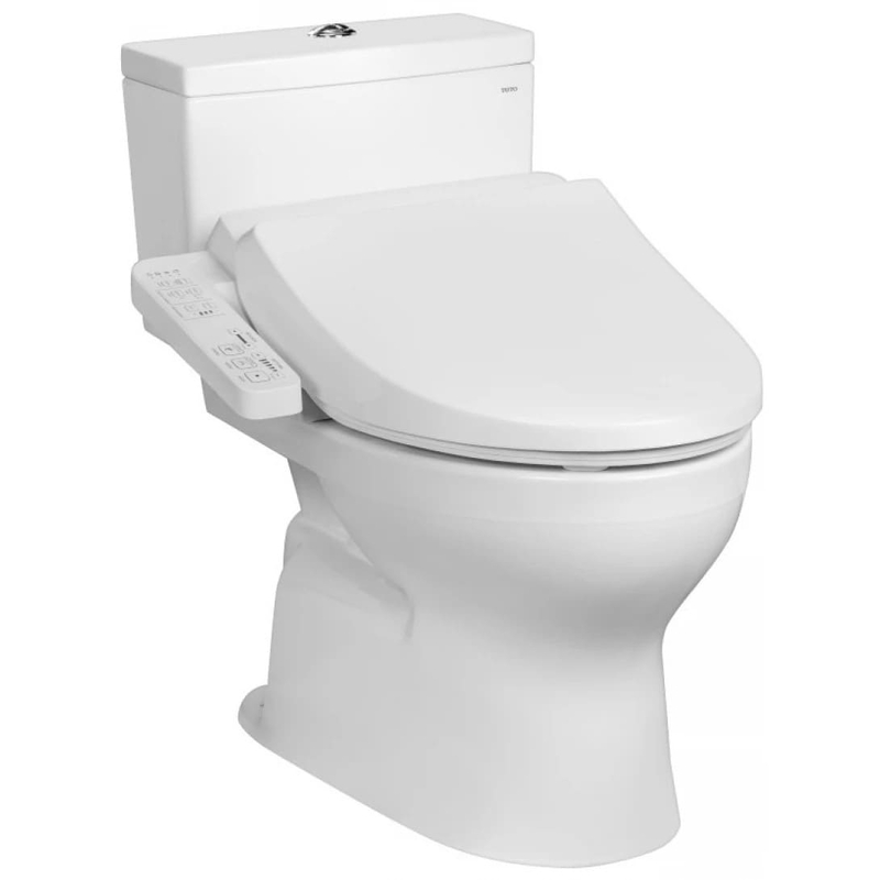 Bồn cầu 2 khối TOTO CS302DW18#W nắp rửa Washlet TCF23710AAA C Simple