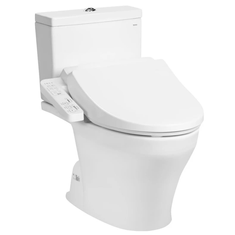 Bồn cầu 2 khối TOTO CS326DW18#XW nắp rửa Washlet TCF23710AAA C2 Simple