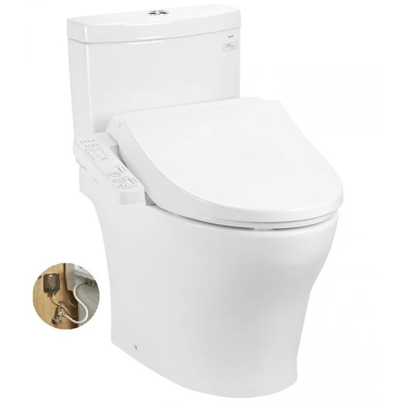 Bồn cầu 2 khối TOTO CS769DRW18#XW nắp rửa Washlet TCF23710AAA