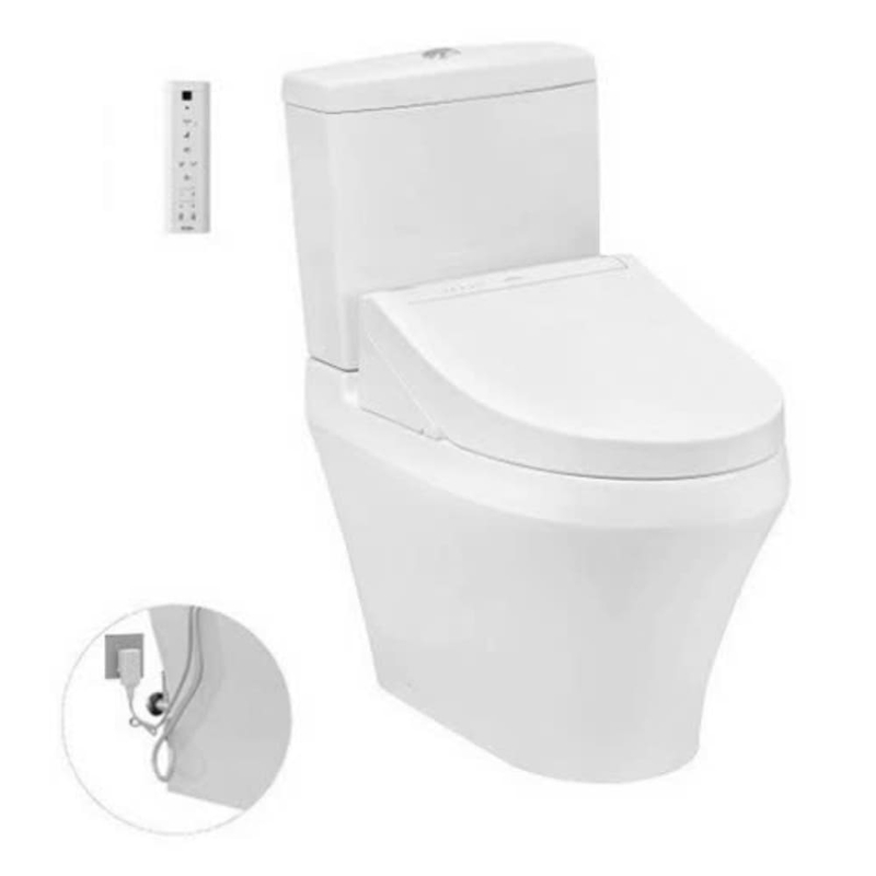 Bồn cầu 2 khối TOTO CS945PDW14#XW nắp rửa Washlet TCF24410AAA C5