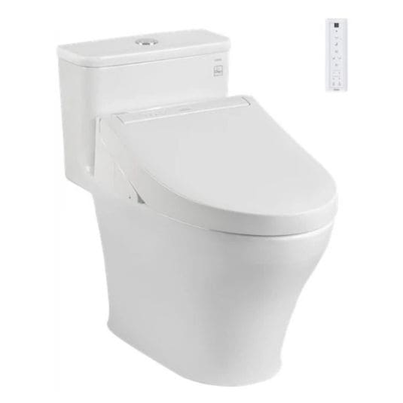 Bồn cầu 1 khối TOTO MS857DW14#XW nắp rửa Washlet TCF24410AAA C5