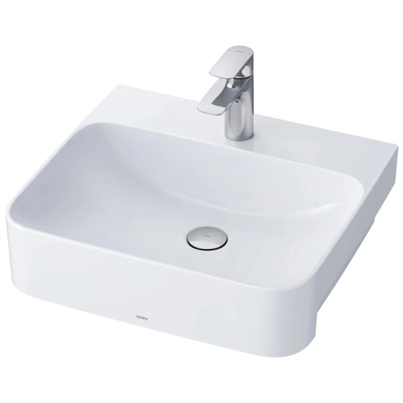 Chậu lavabo bán âm bàn TOTO LW1315CBVN#XW