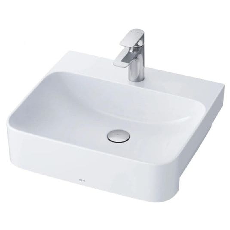 Chậu lavabo bán âm bàn TOTO LW1315CBVN#XW