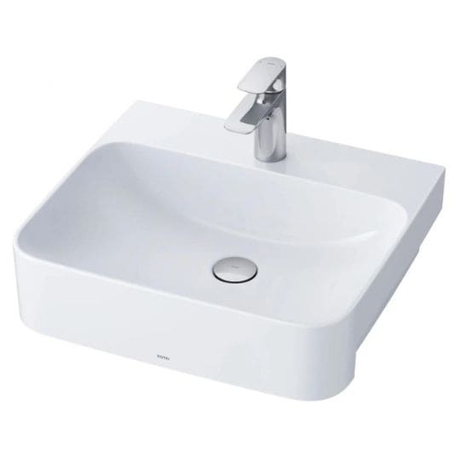 Chậu lavabo bán âm bàn TOTO LW1315CBVN#XW