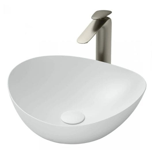 Chậu Rửa Lavabo đặt bàn màu trắng mờ TOTO LT4704G17#MW