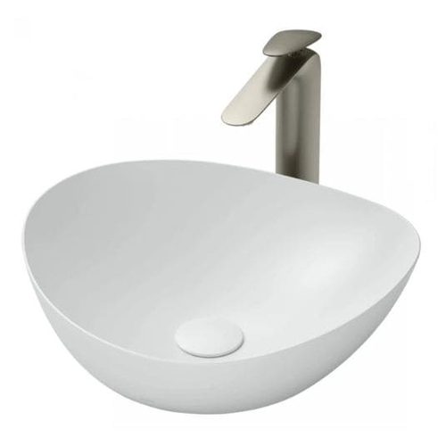 Chậu Rửa Lavabo đặt bàn màu trắng mờ TOTO LT4704G19#MW