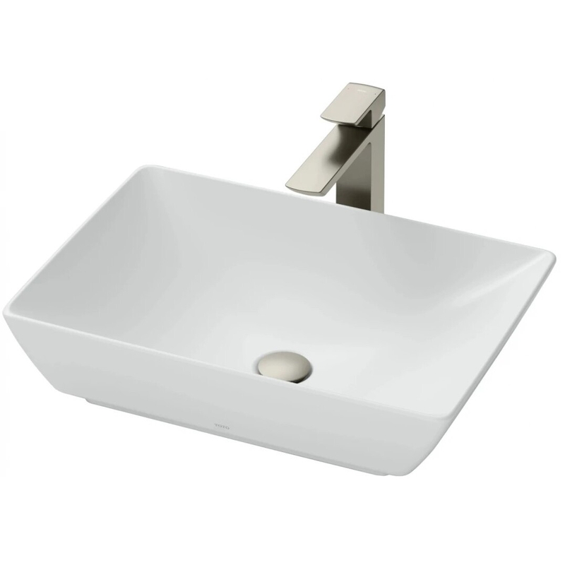 Chậu rửa mặt đặt bàn màu trắng mờ Lavabo TOTO LT1735#MW