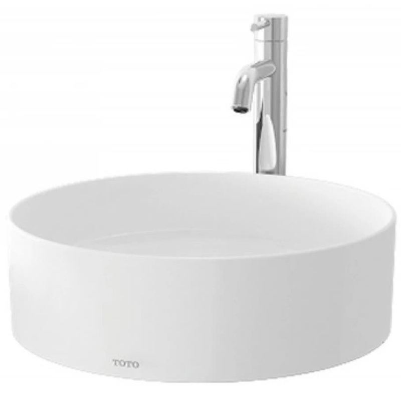 Chậu rửa mặt đặt bàn màu trắng Lavabo TOTO LW573JW/F#W