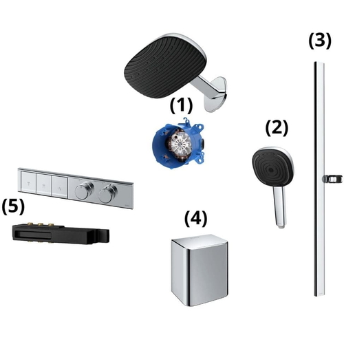 Set sen tắm âm tường 3 đường nước nhiệt độ G Series TOTO TBW15CB0A