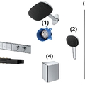 Set sen tắm âm tường 3 đường nước nhiệt độ G Series TOTO TBW15CB0A