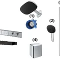 Set sen tắm âm tường 3 đường nước nhiệt độ G Series TOTO TBW15CB0A