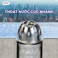 Cầu chắn rác dạng nan dẹt cho ống 50 Hiwin FD-50Q