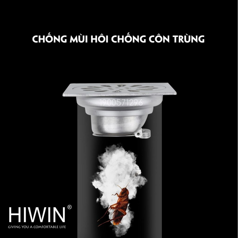 Ga thoát inox thoát nước nhanh Hiwin FD-2250