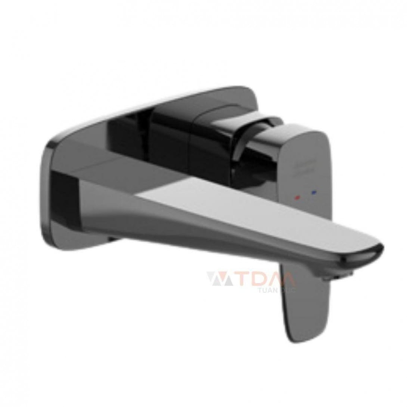 Vòi chậu nóng lạnh gắn tường màu đen American Standard WF-1704HG
