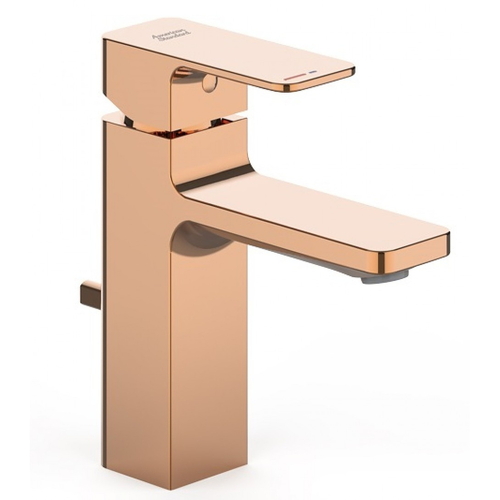 Vòi chậu 1 lỗ nóng lạnh màu vàng hồng American Standard WF-1301WS