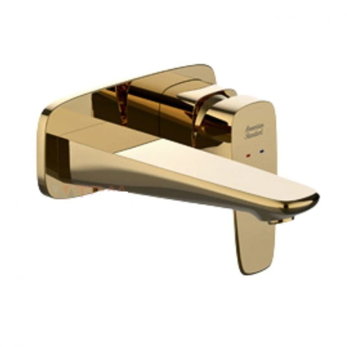 Vòi chậu nóng lạnh gắn tường màu vàng bóng American Standard WF-1704CS 