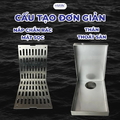 Thoát sàn ngang 120x180mm Hiwin FD-18B