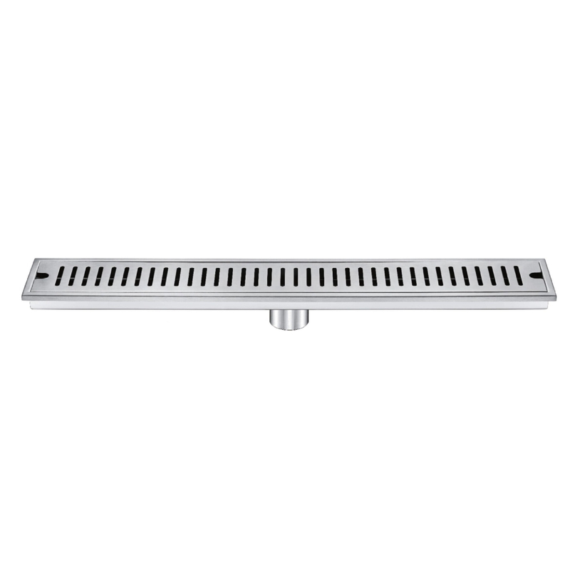 Phễu thu sàn dài inox 304 kích thước 100×600 (cân/ lệch) Hiwin FD-09