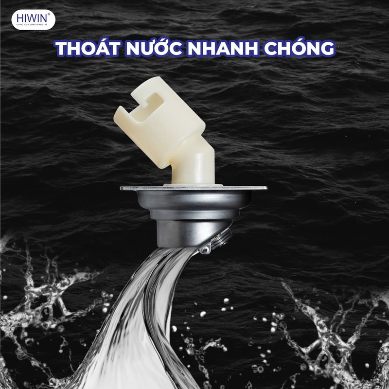 Phễu thu sàn máy giặt thoát nhanh phi 90 Hiwin FD-2250W