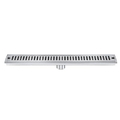 Phễu thu sàn dài inox 304 kích thước 100×600 (cân/ lệch) Hiwin FD-09