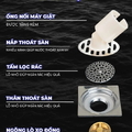 Phễu thu sàn máy đuôi lò so Hiwin FD-9310W