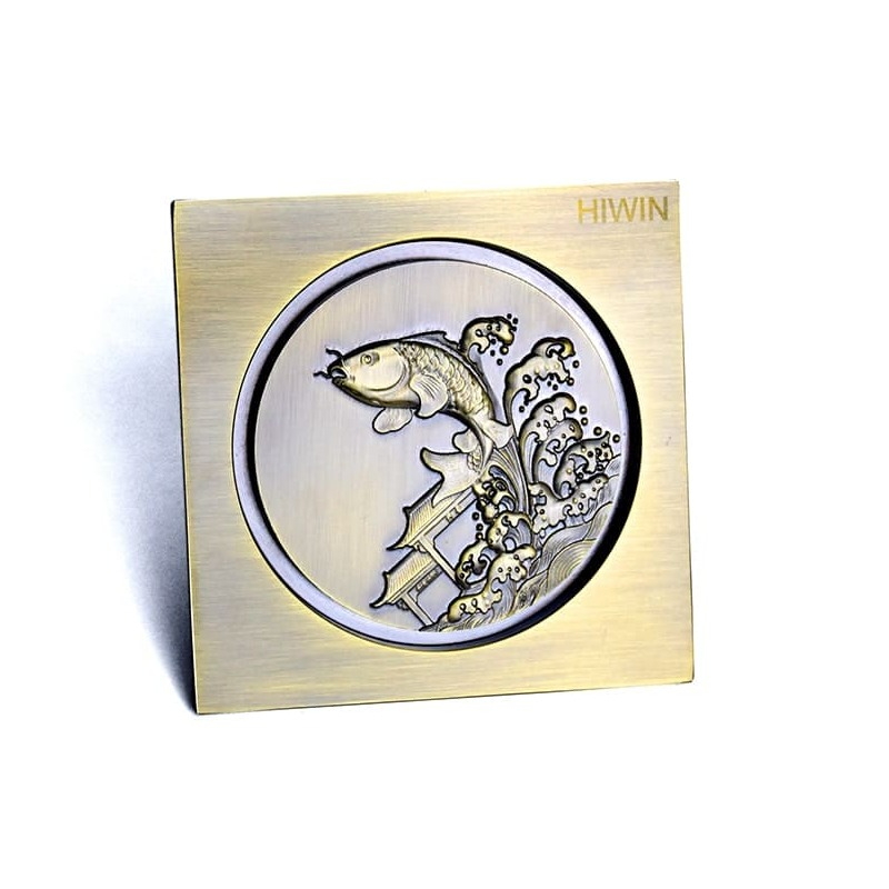 Ga thoát sàn đồng mạ Hiwin FD-1508