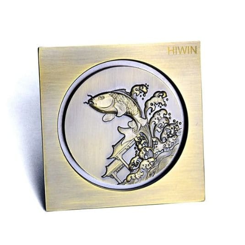 Ga thoát sàn đồng mạ Hiwin FD-1508