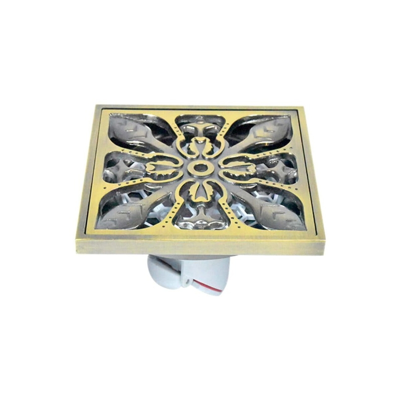 Ga thoát sàn ngăn mùi hoa văn giả cổ thoát nhanh Hiwin FD-4007
