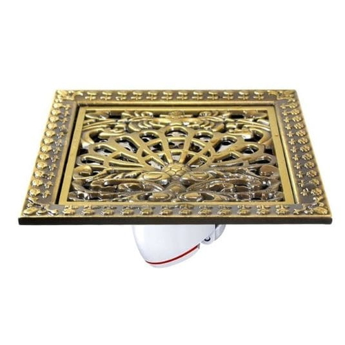 Phễu thu sàn đồng giả cổ chim công khổng tước Hiwin FD-4601