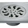 Phễu thoát sàn inox đúc nguyên khối dày dặn, chắc chắn Hiwin FD-012