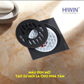 Ga thoát sàn máy giặt màu đen mờ Hiwin FD-1101WB 