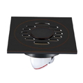 Ga thoát sàn máy giặt màu đen mờ Hiwin FD-1101WB 