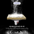Phễu ga thoát sàn ngăn mùi hôi màu đồng cổ HIWIN FD-1408