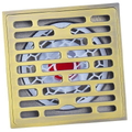 Phễu ga thoát sàn ngăn mùi hôi màu đồng cổ HIWIN FD-1408